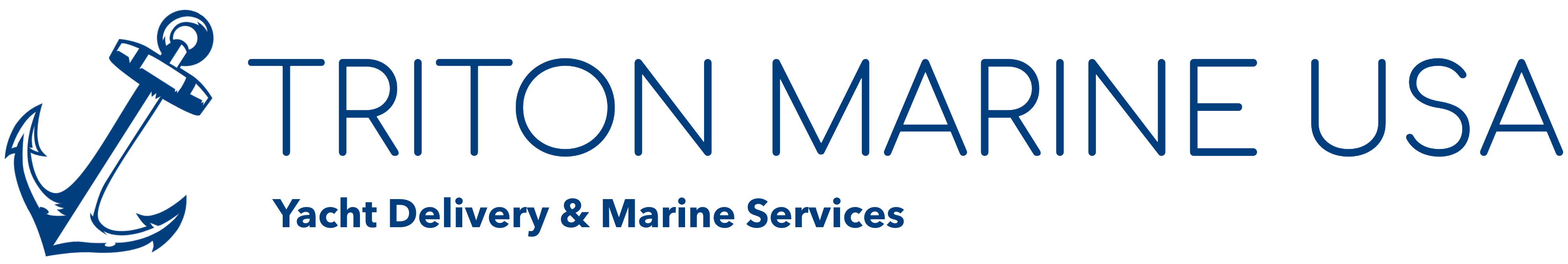 Triton Marine Yacht Delivery Anchor Logo
